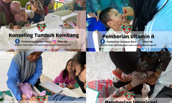 Pemantauan Tumbuh Kembang, Pemberian Vitamin A & Obat Cacing di Posyandu